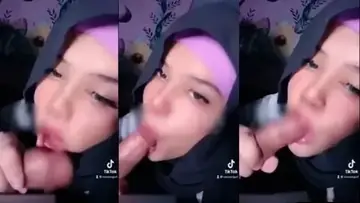 Arrazyny Hijab Isap Mainan Palsu Sampai Lemas