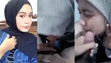 Muncrat Di Muka Hijab Cantik No Sensor